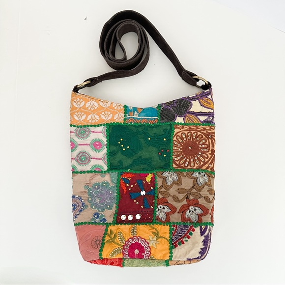Fairtrade Patchwork Crossbody Bag•Sustainable - Picture 14 of 14